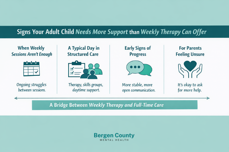 Signs Your Adult Child Needs More Support Than Weekly Therapy Can Offer