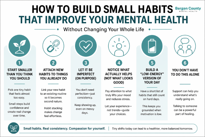 What to Know Before You Try to “Fix” Your Mental Health All at Once